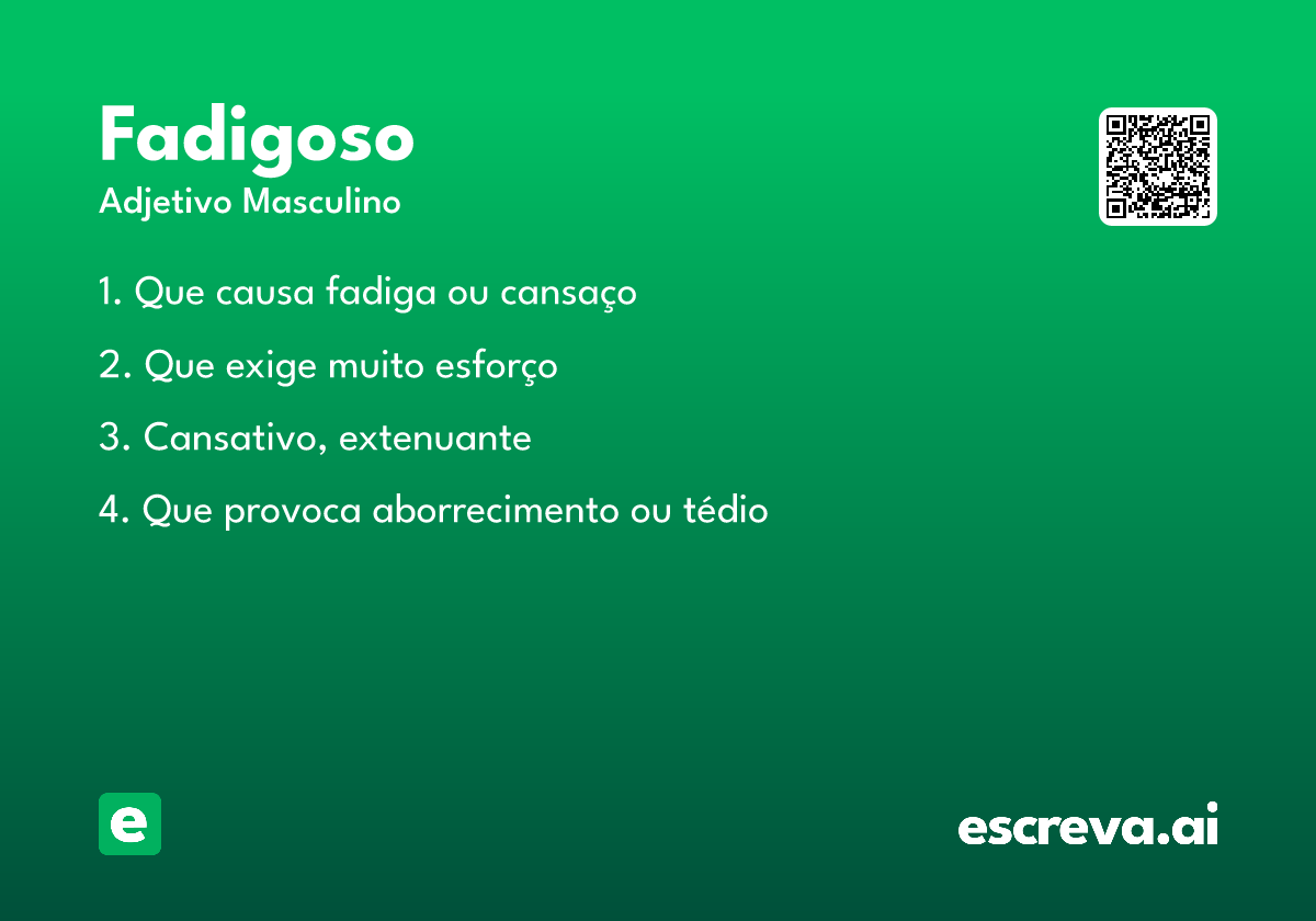 fadigoso