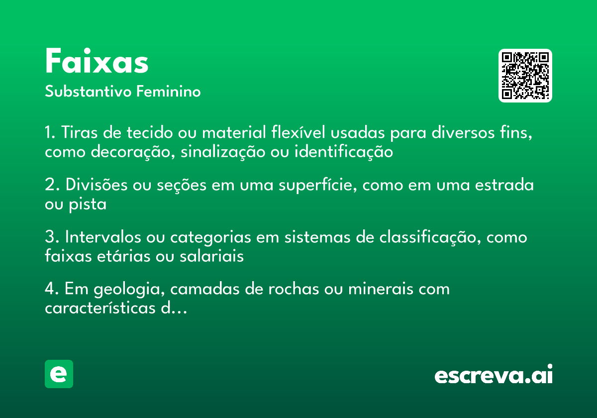 faixas