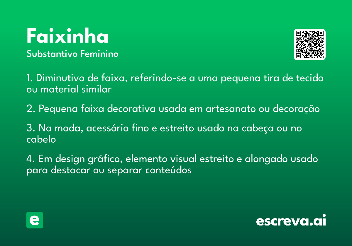 faixinha