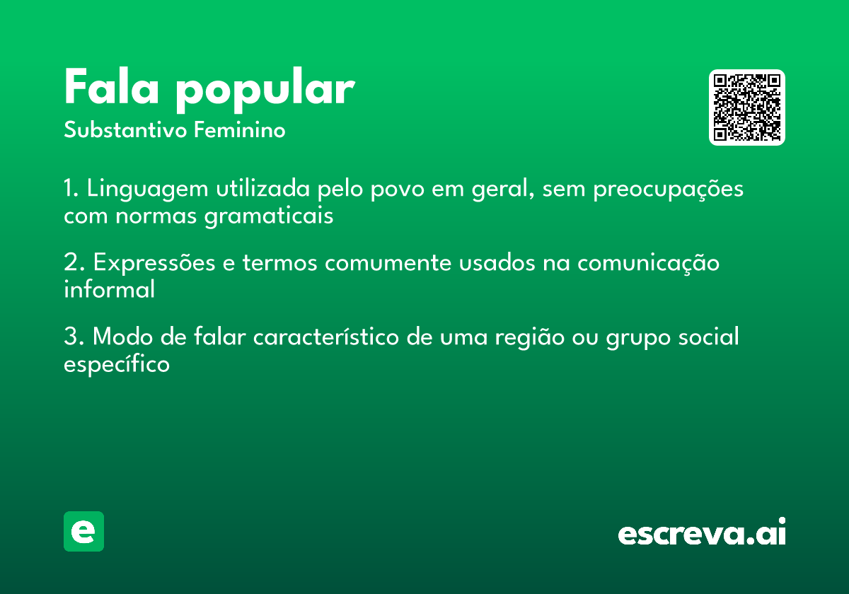 fala popular