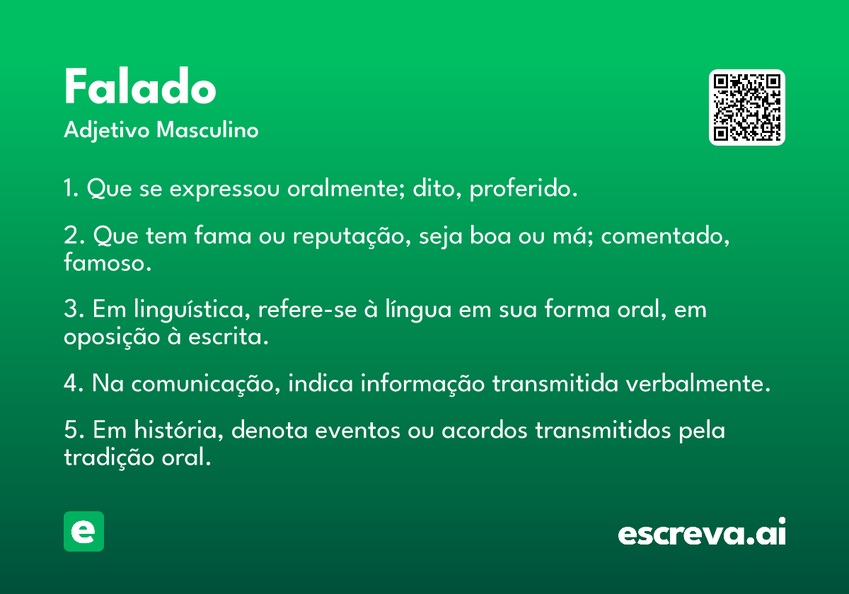 falado