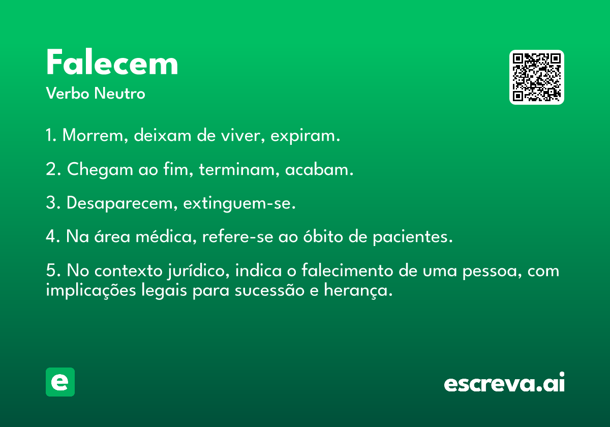 falecem