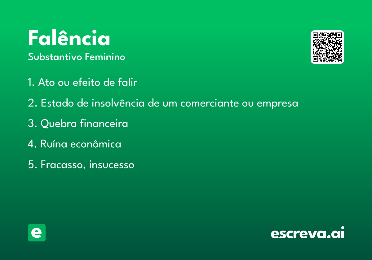 falência