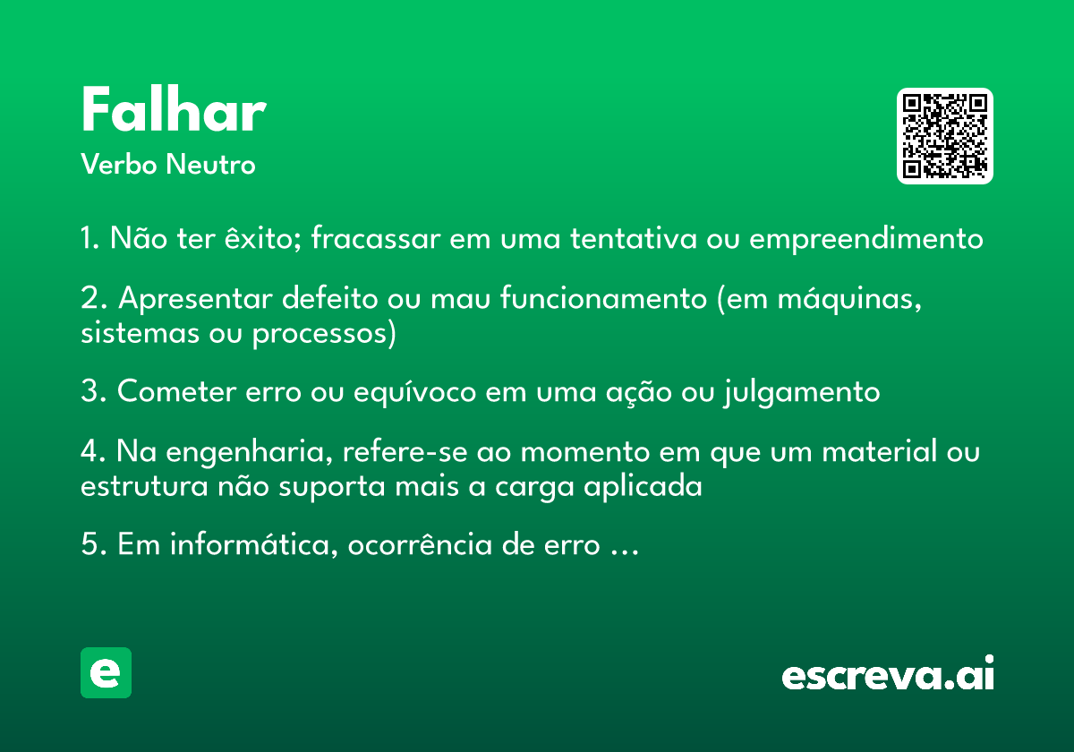 falhar