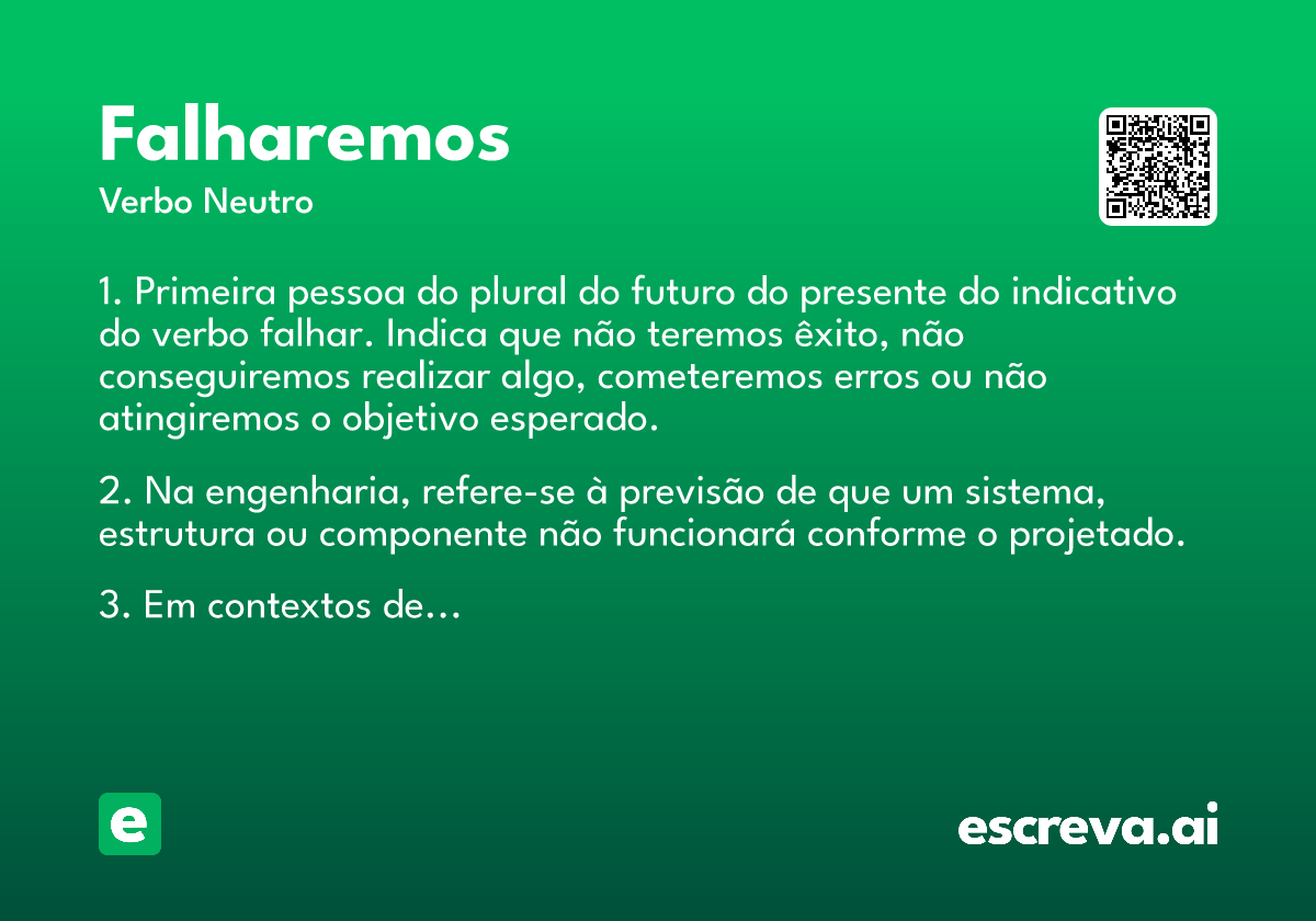 falharemos