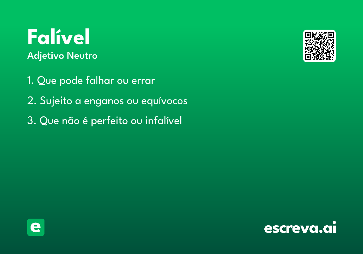 falível