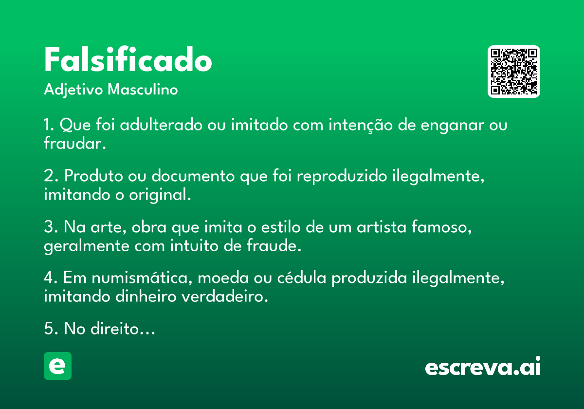 falsificado