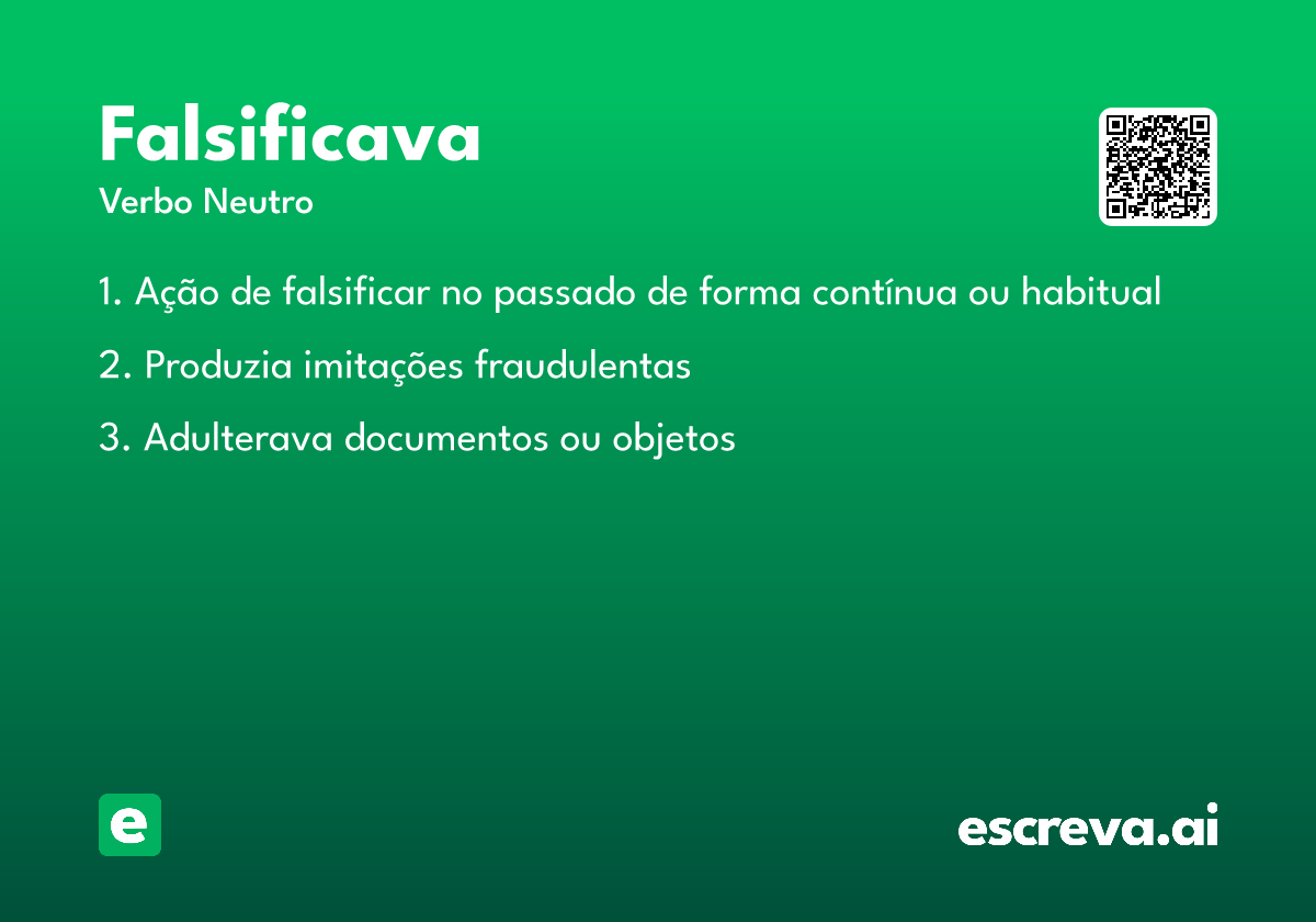 falsificava