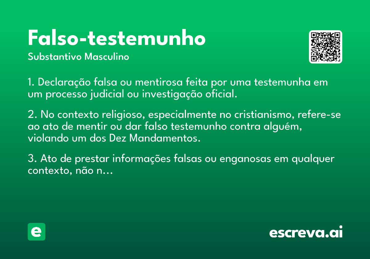 falso-testemunho