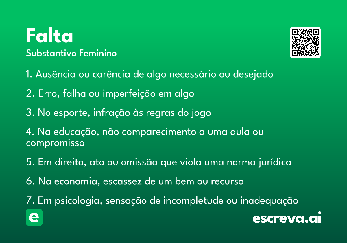 falta