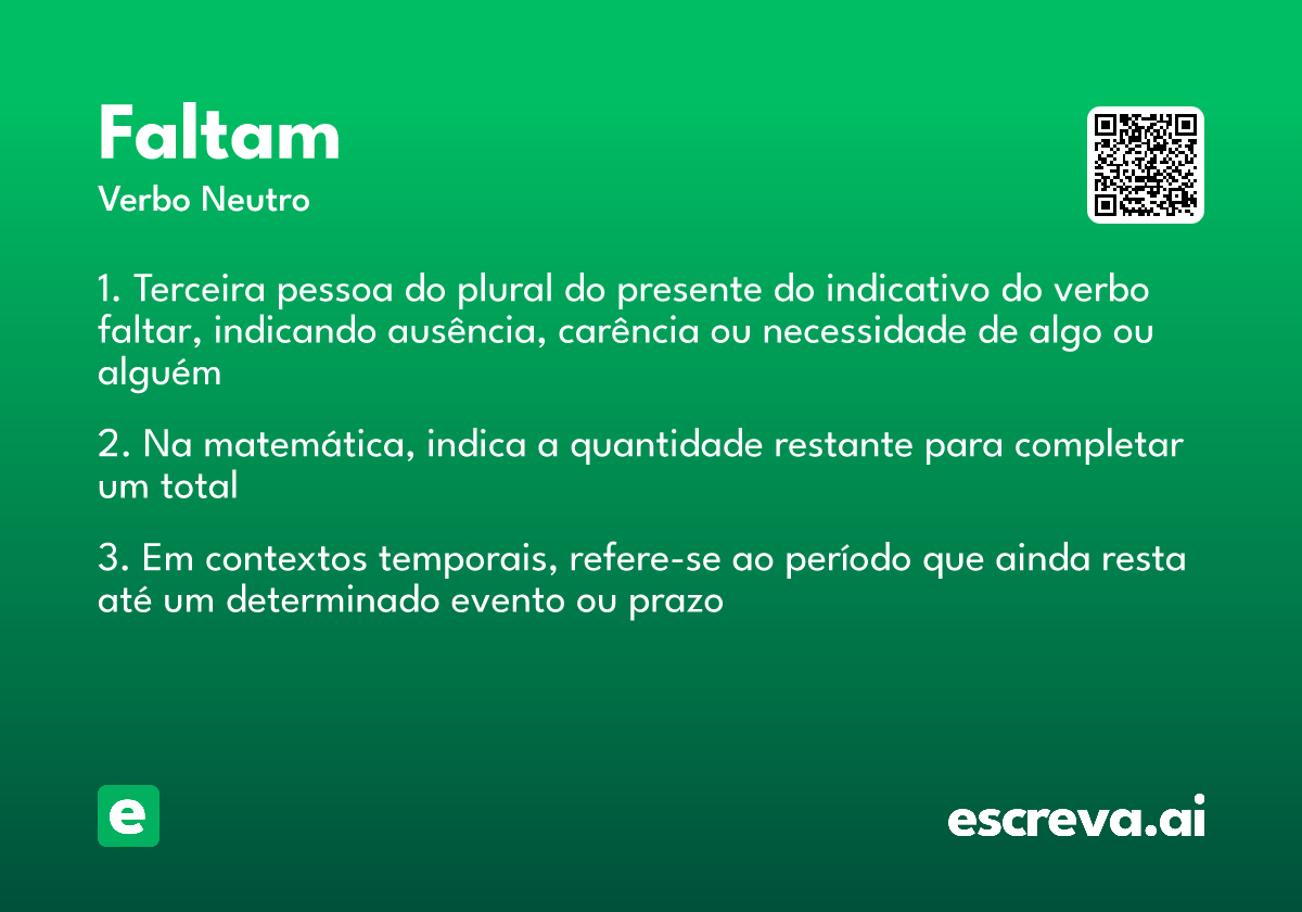 faltam