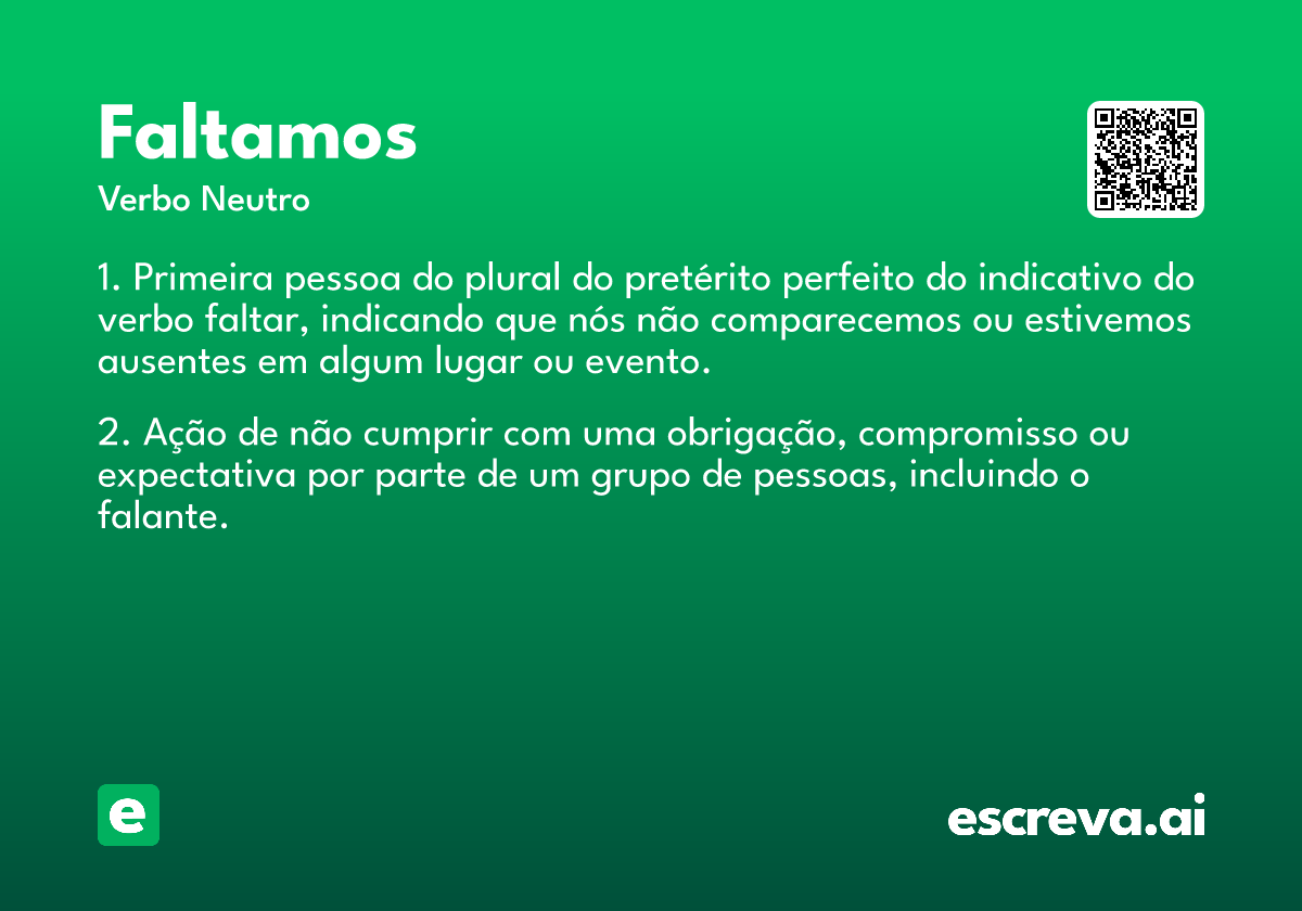 faltamos