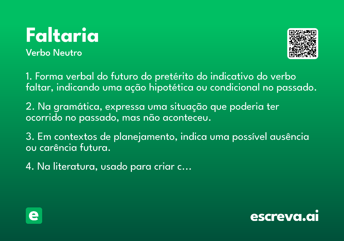 faltaria