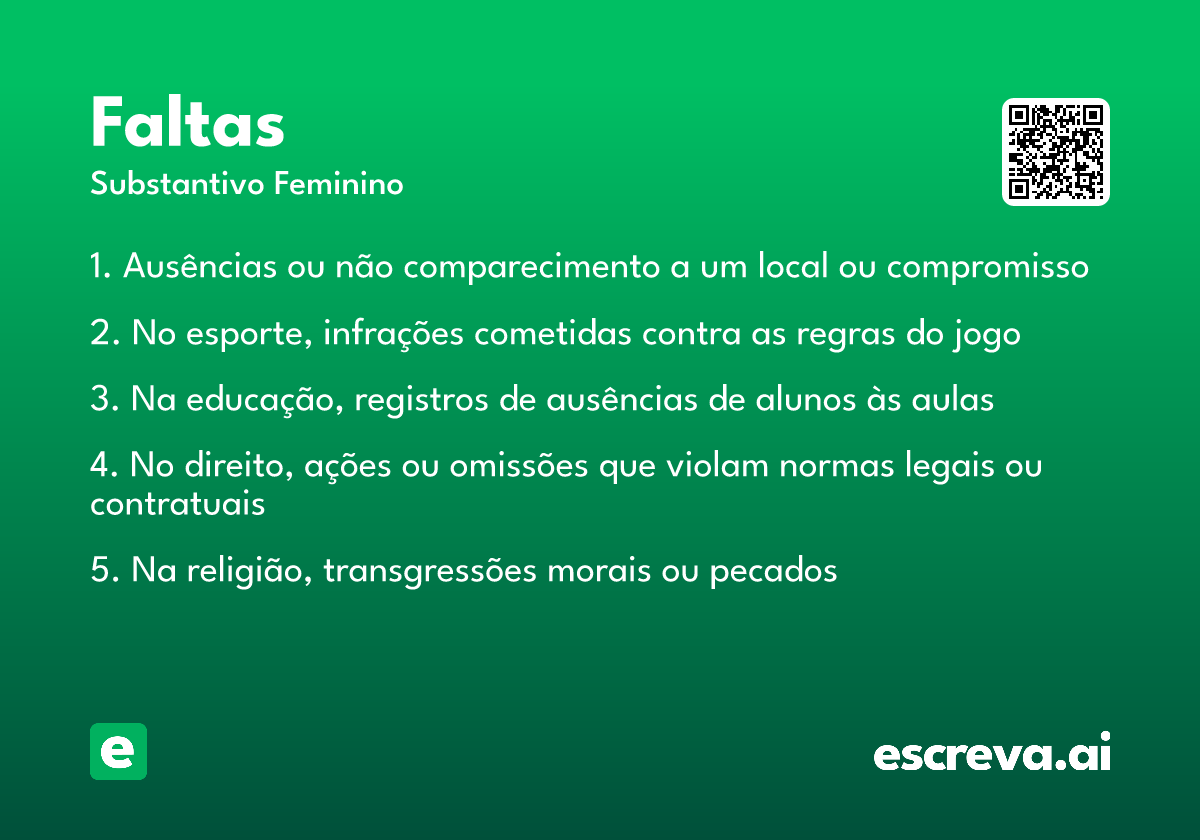 faltas