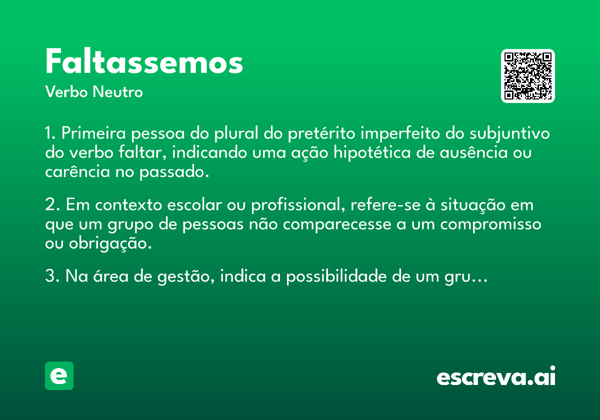 faltassemos