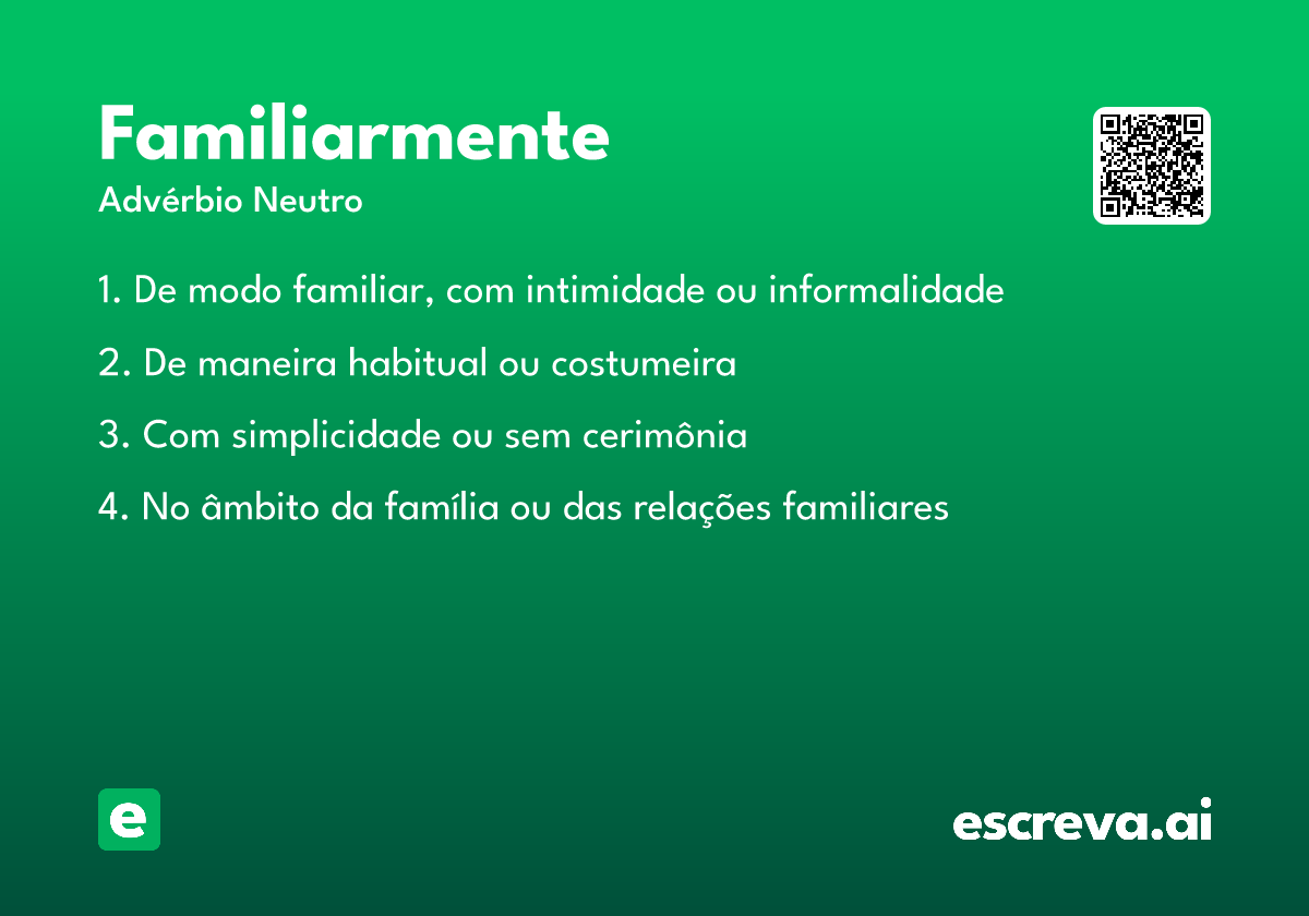 familiarmente