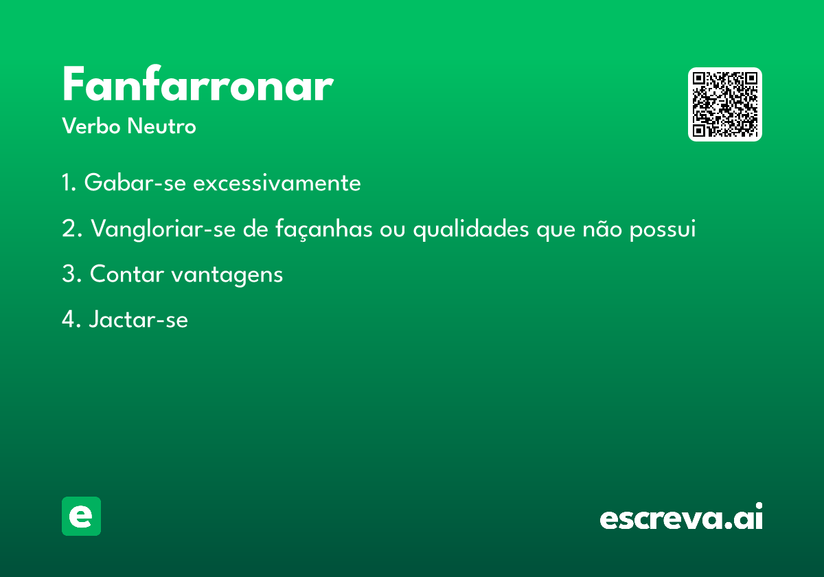 fanfarronar