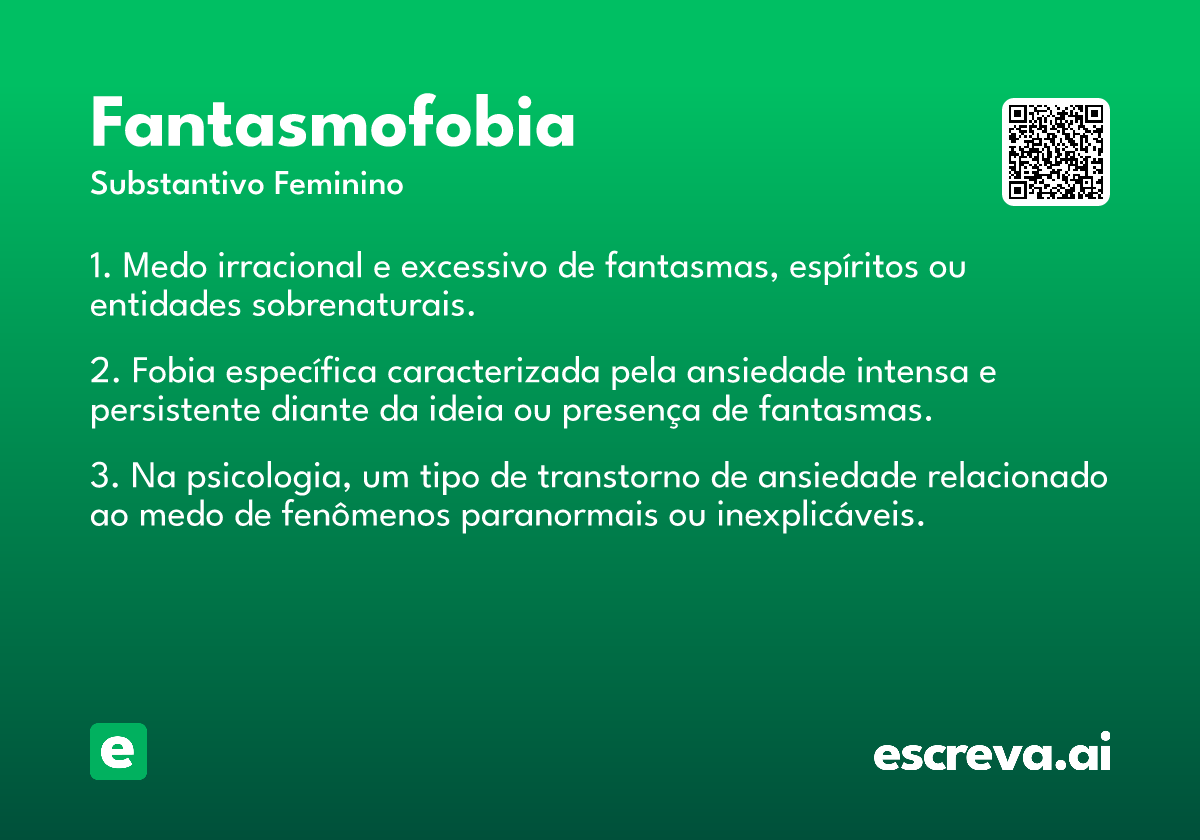 fantasmofobia