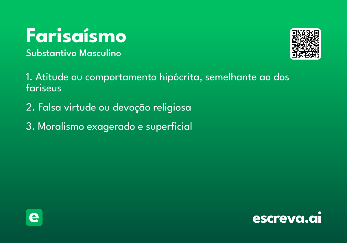 farisaísmo