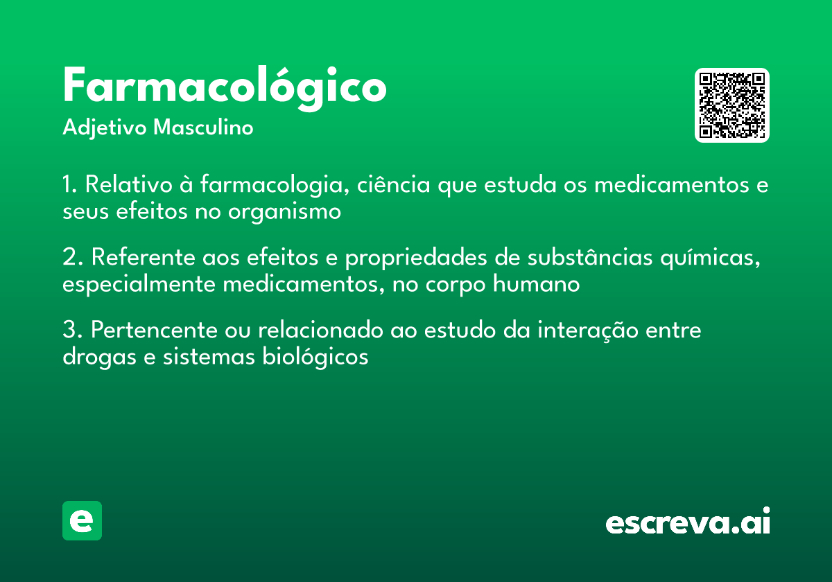 farmacológico
