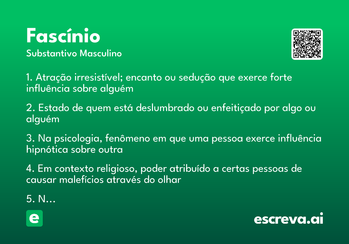 fascínio
