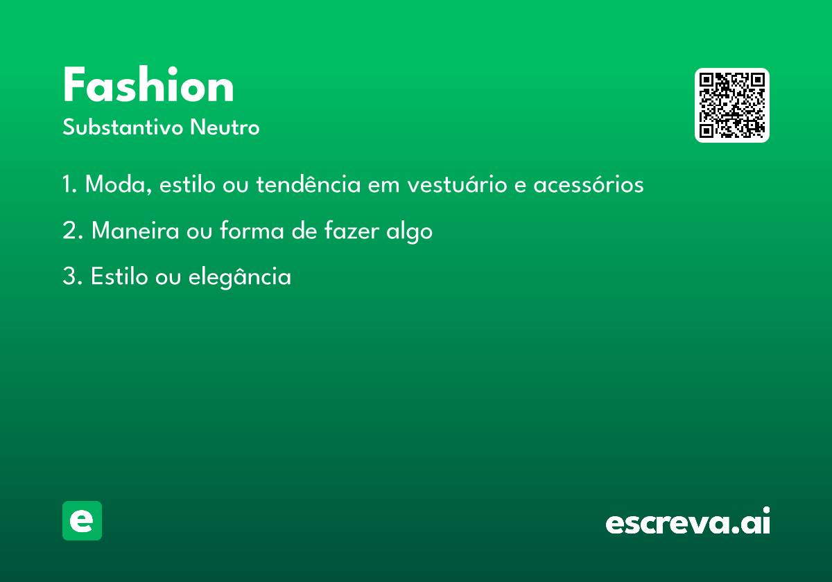 fashion