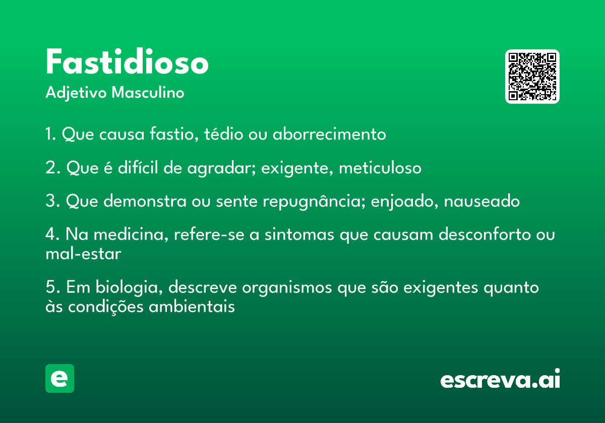 fastidioso