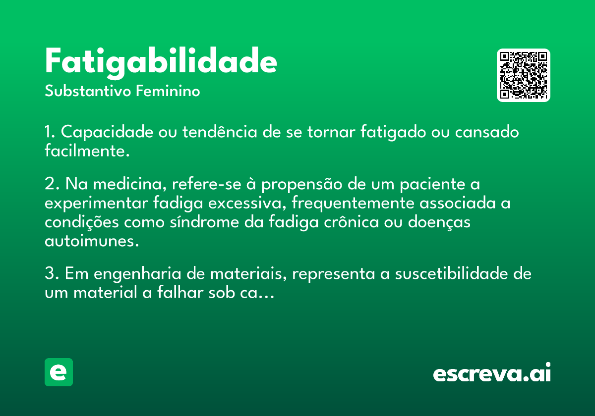 fatigabilidade