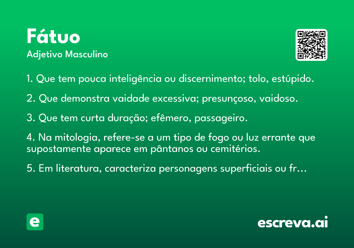 fátuo