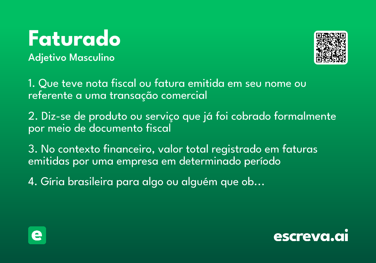 faturado