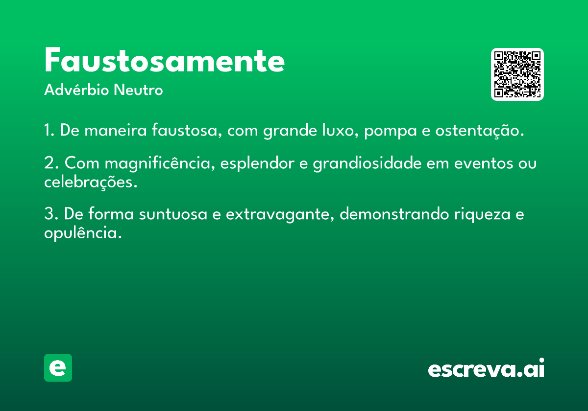faustosamente