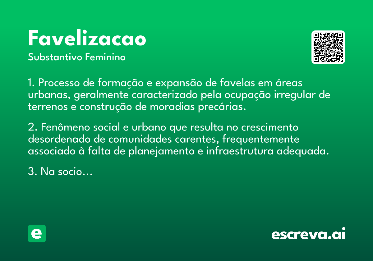 favelizacao