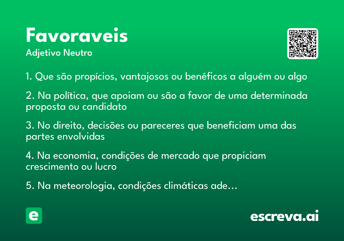 favoraveis