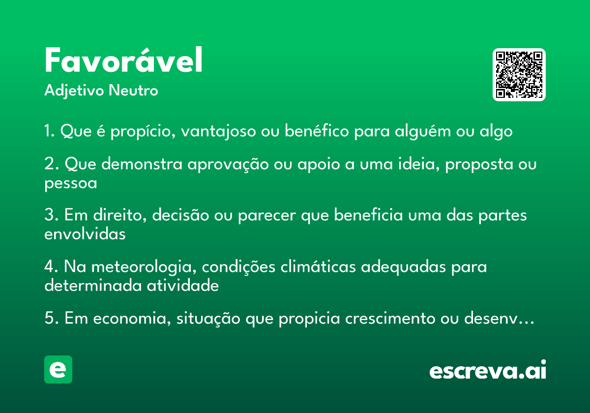 favorável