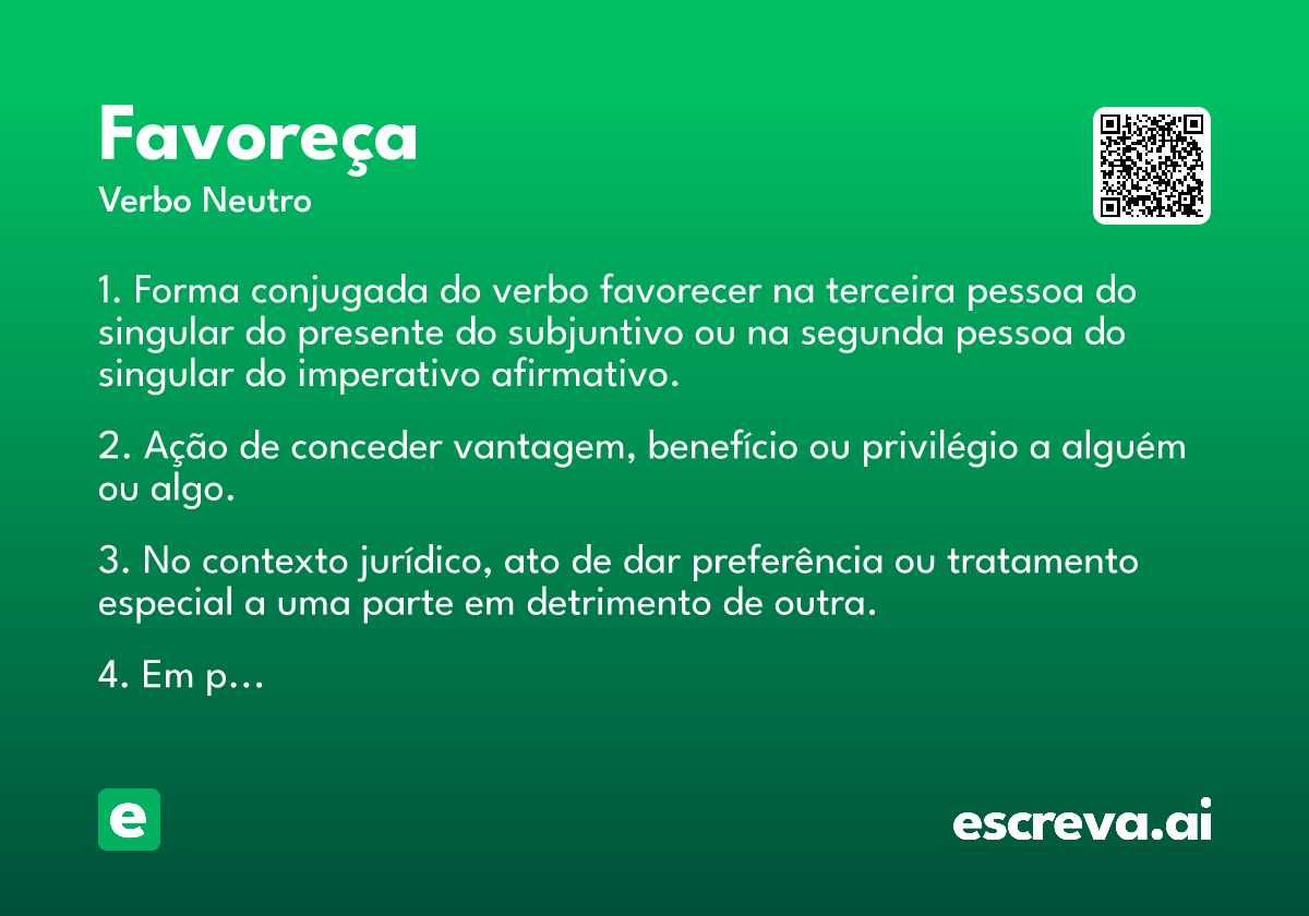 favoreça