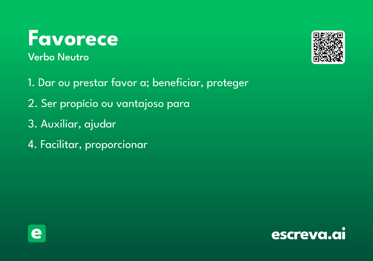 favorece