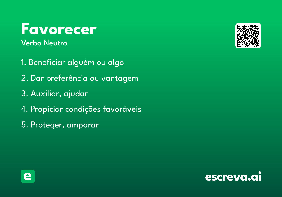 favorecer