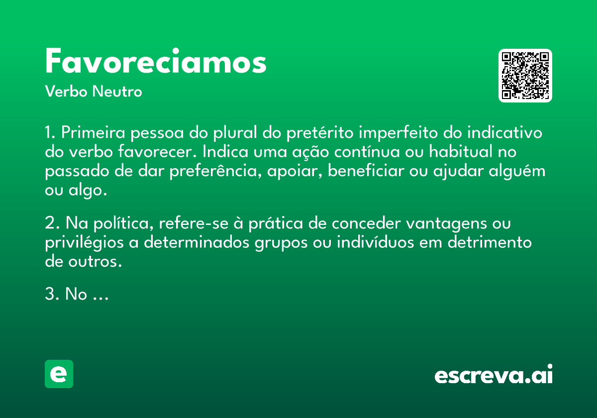 favoreciamos