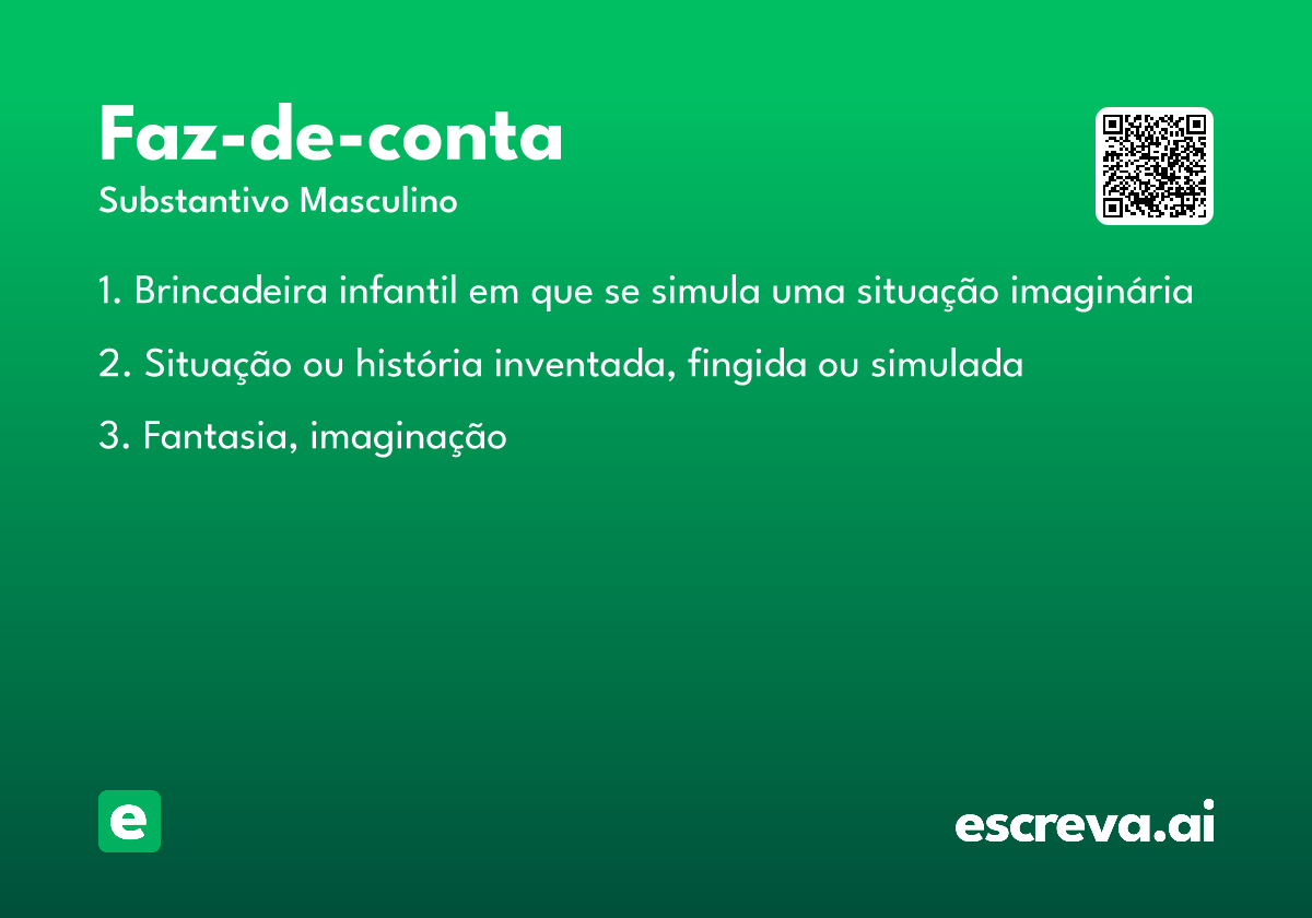 faz-de-conta