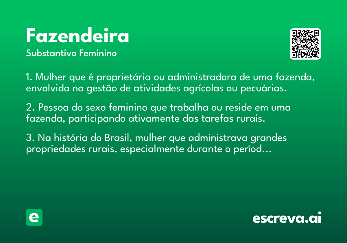 fazendeira