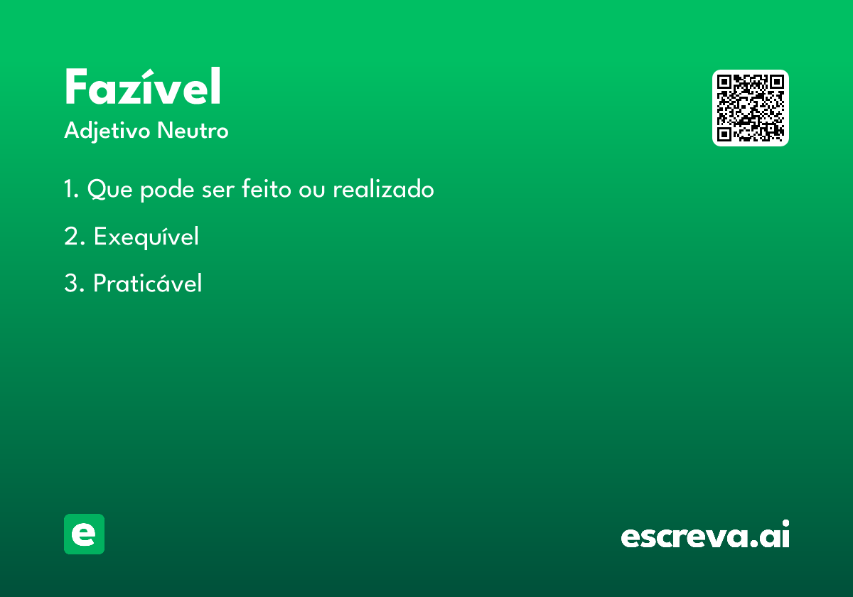 fazível