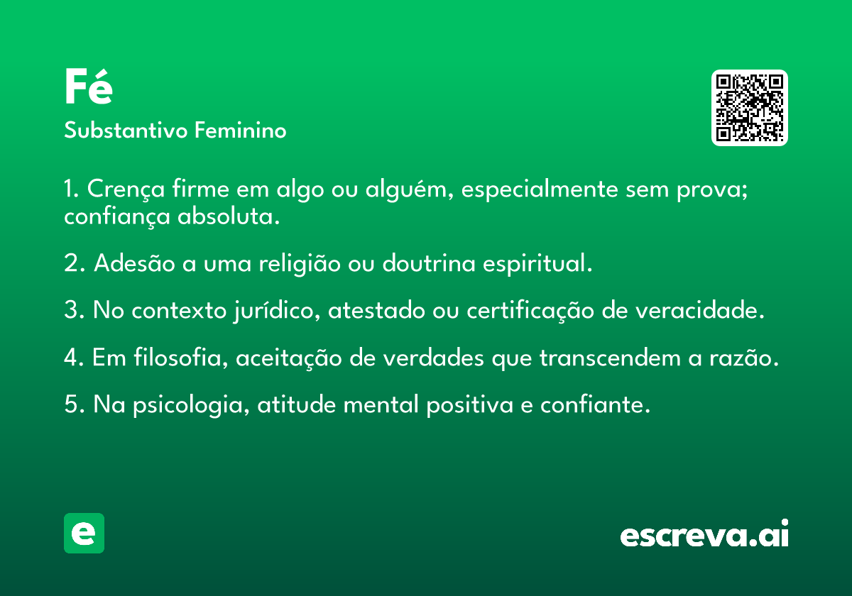 fé