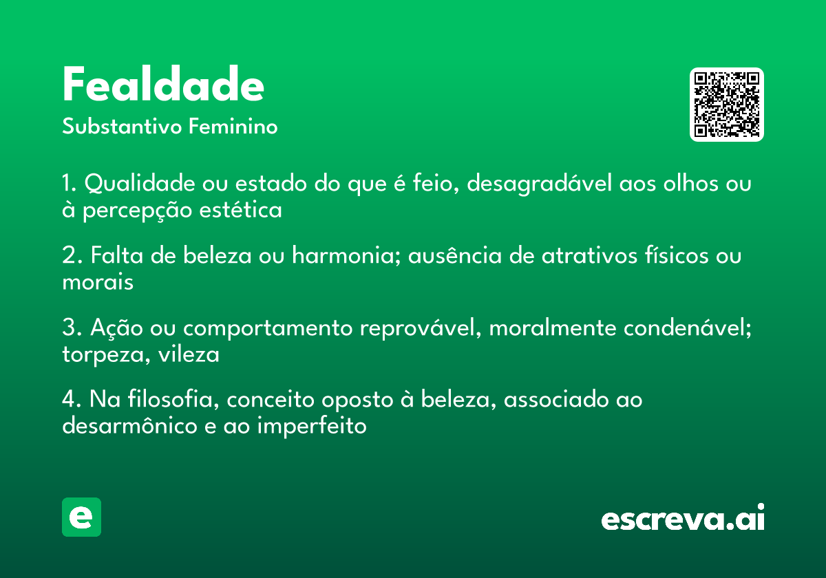fealdade