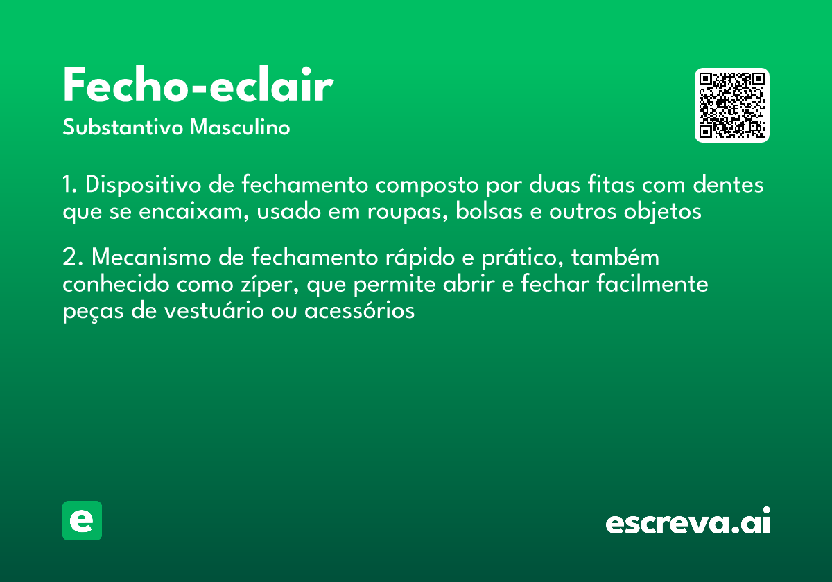 fecho-eclair