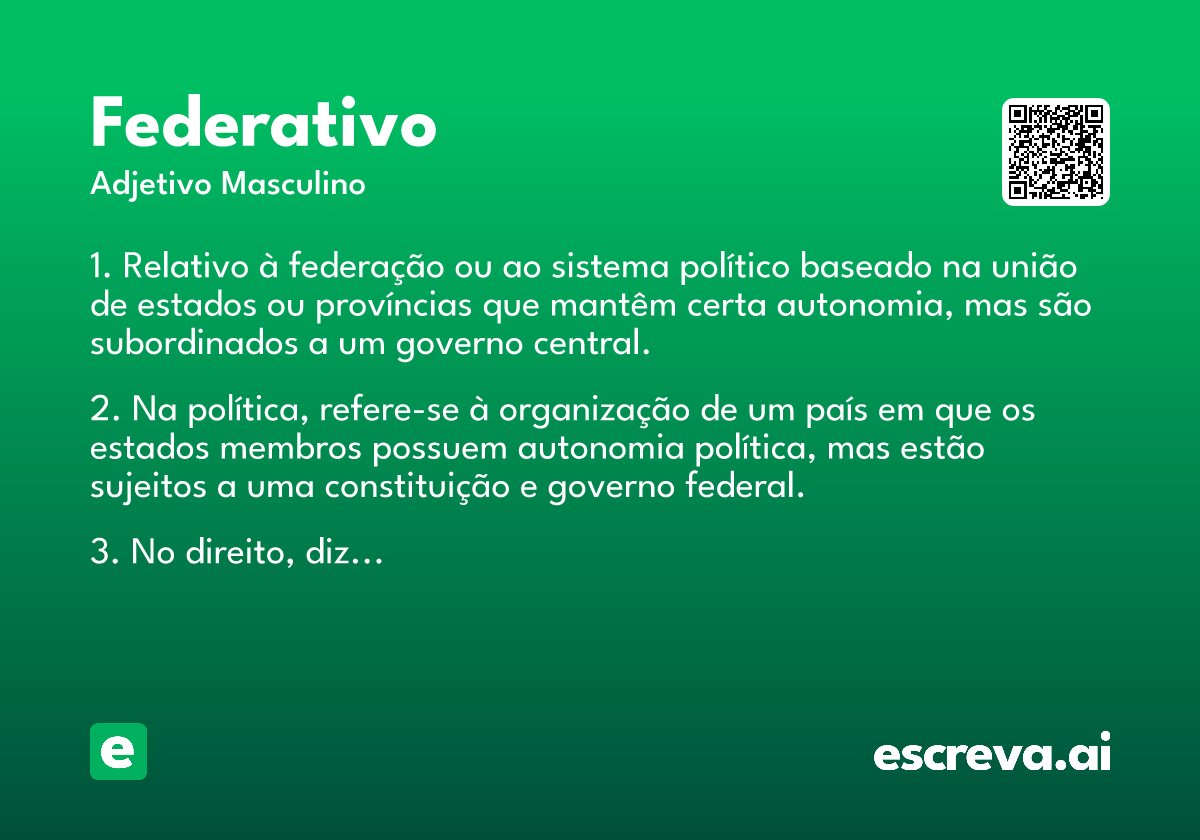 federativo