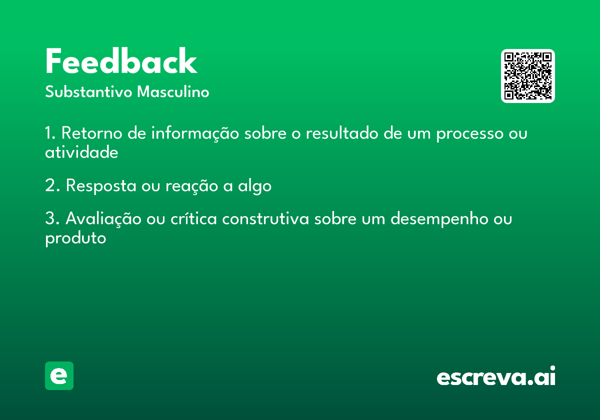feedback