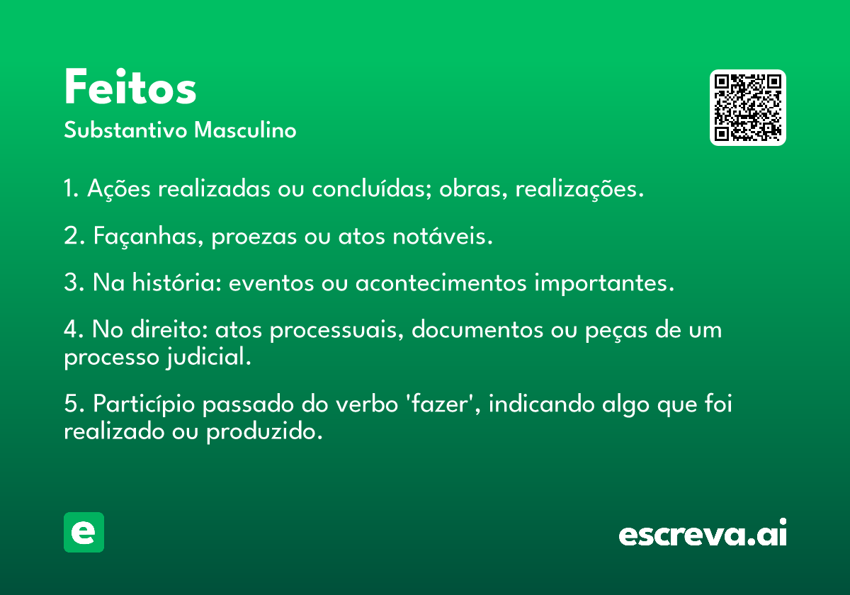 feitos