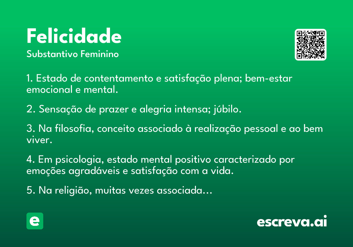 felicidade