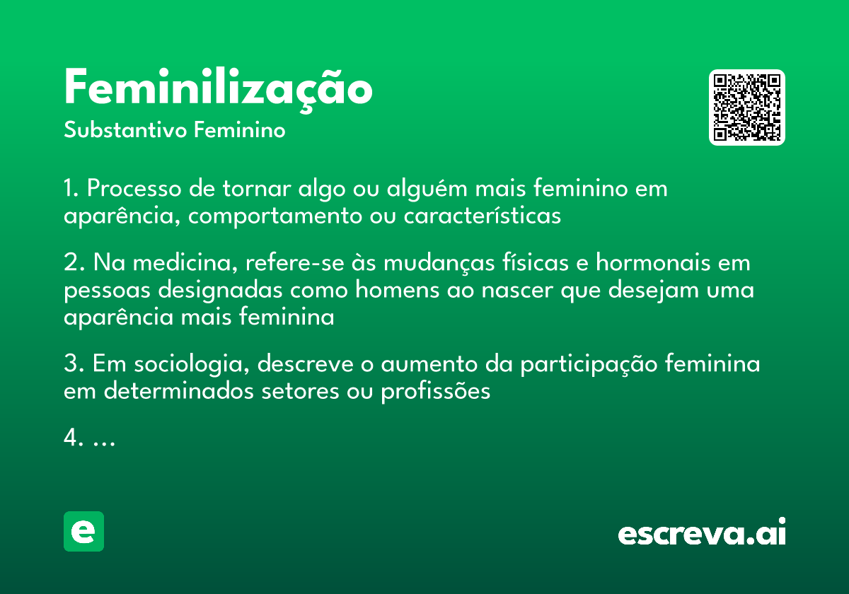 feminilização