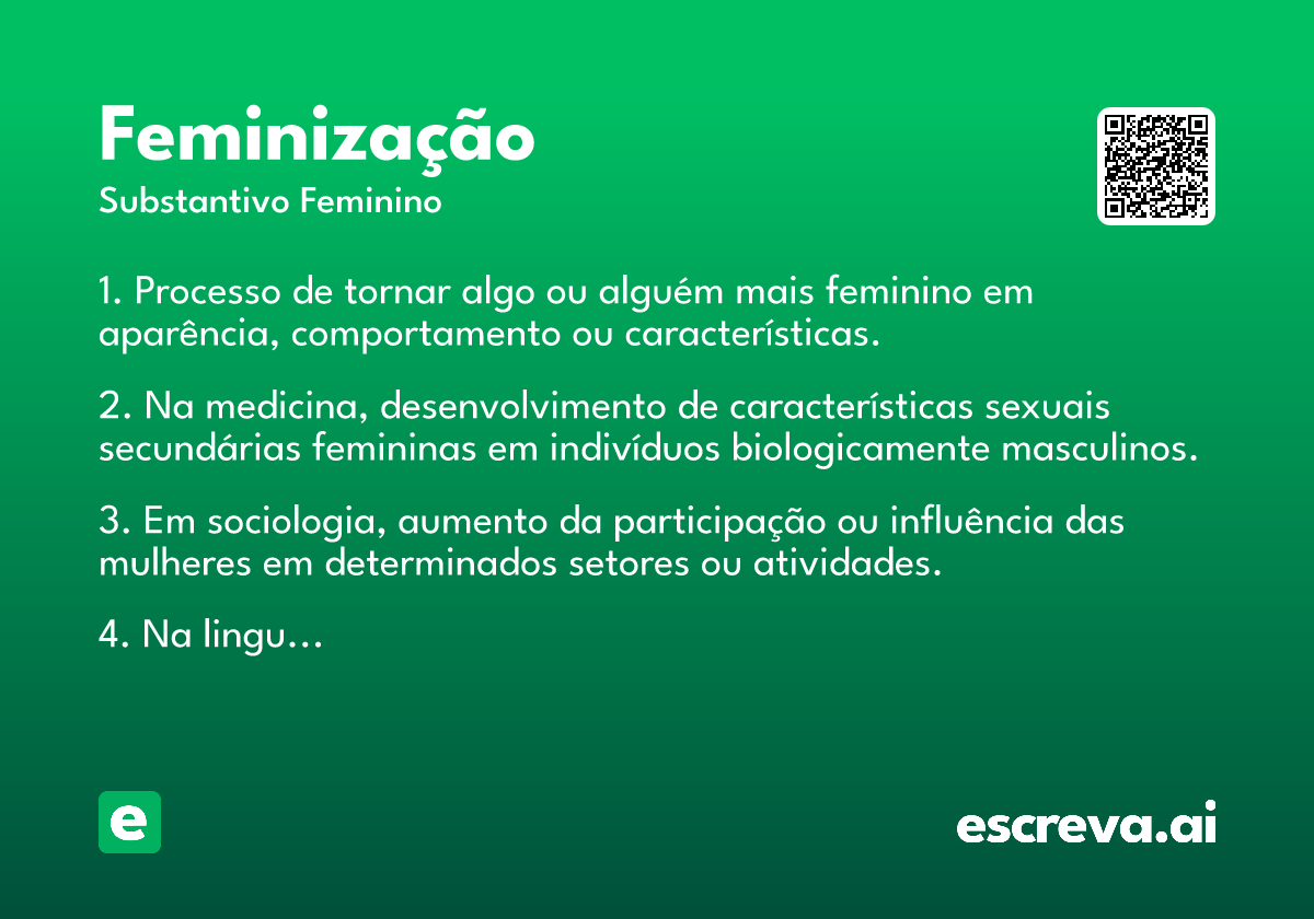 feminização